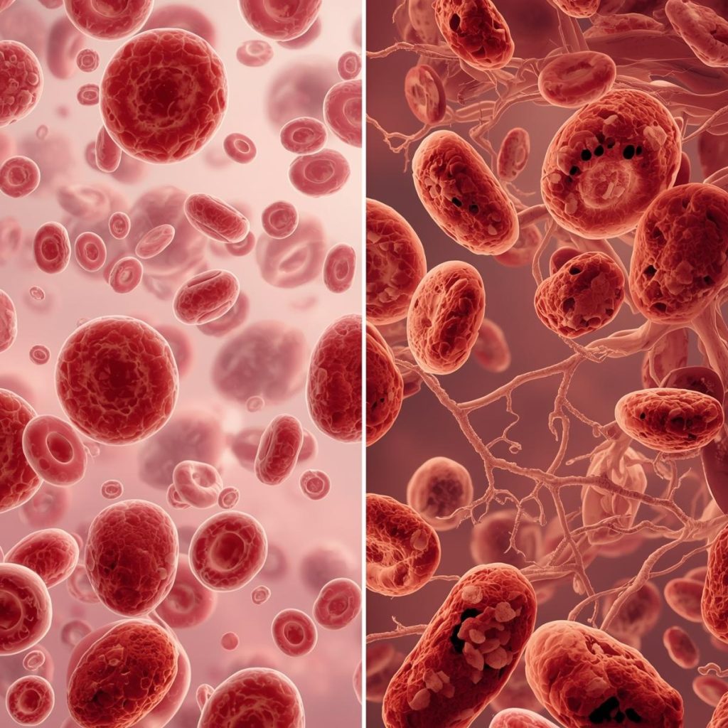 التغيرات في مكونات الدم مع التقدم في العمر